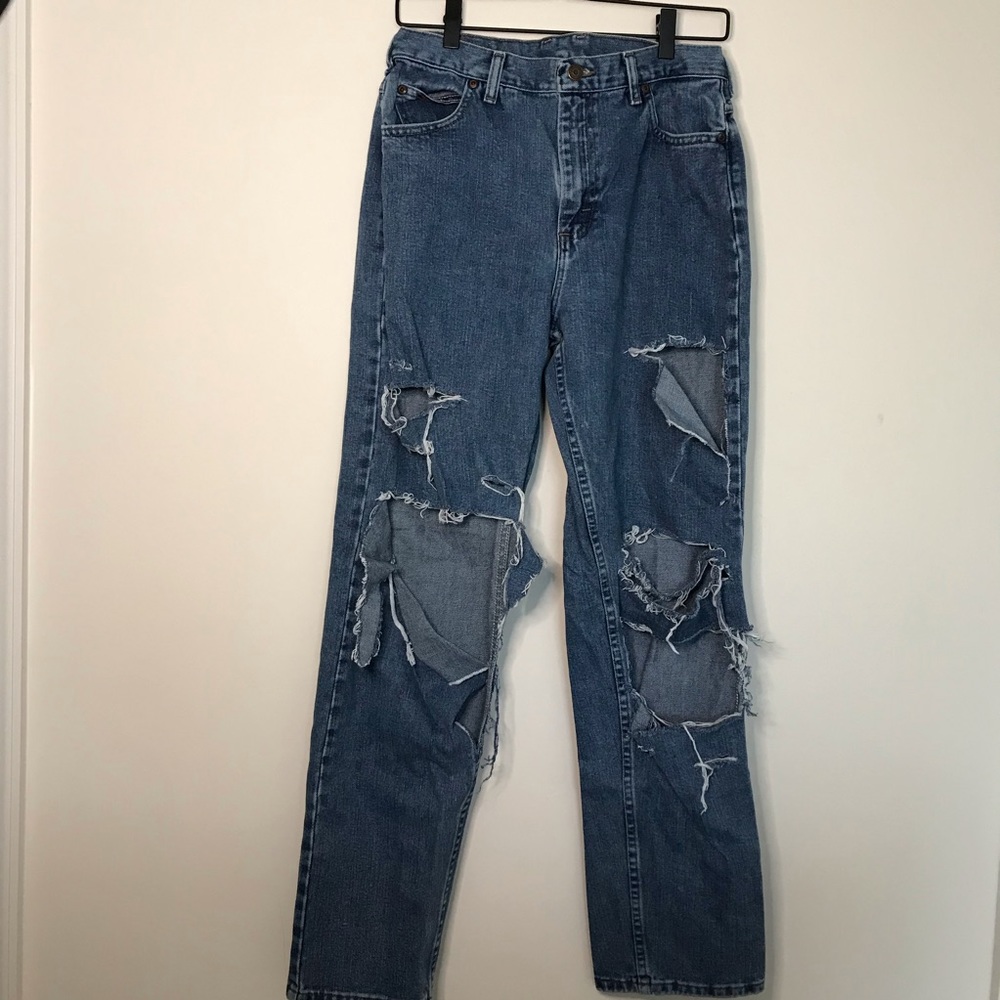 Custom Distressed Jeans